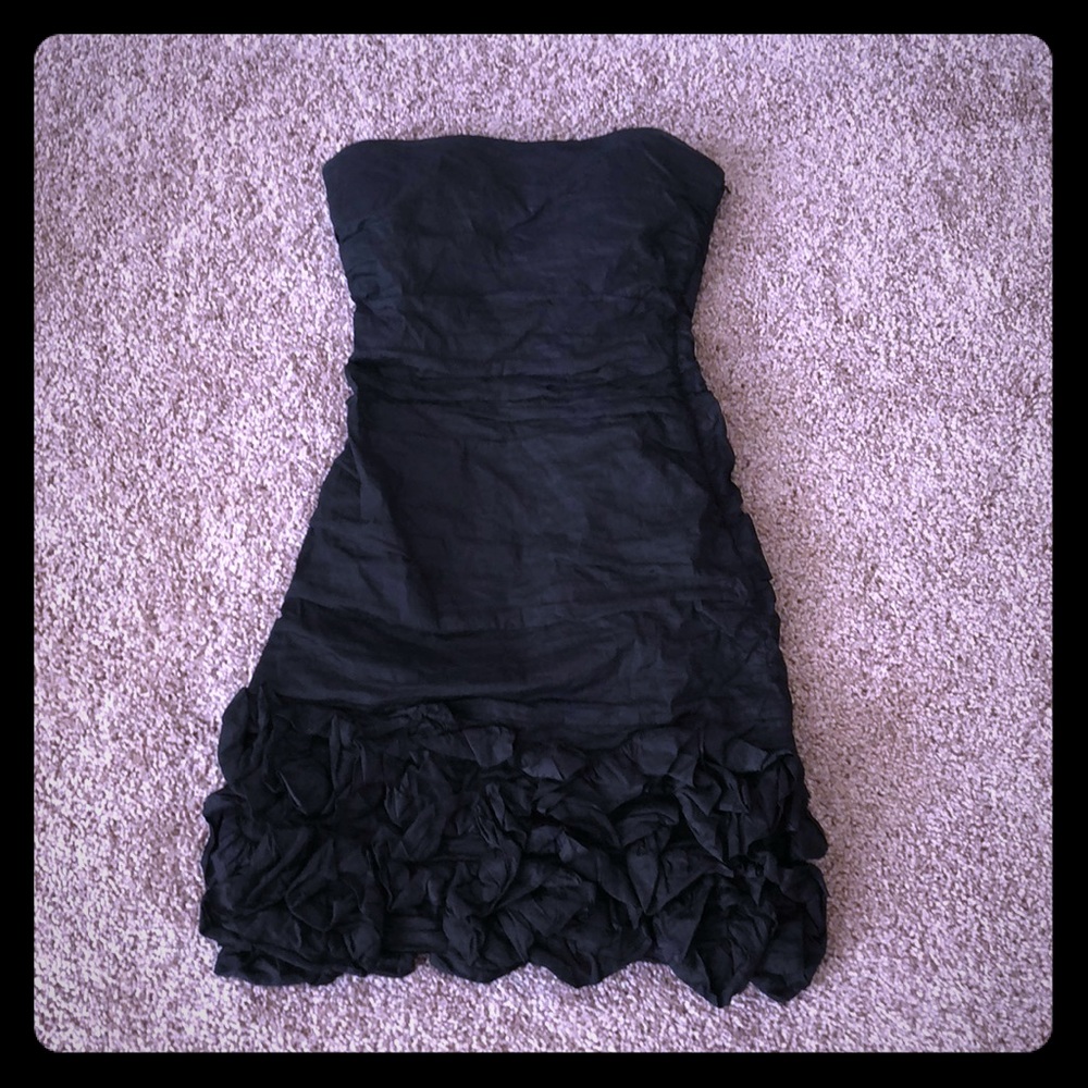 NWOT BCBGMAXAZRIA Black Cocktail Party Dress - XS